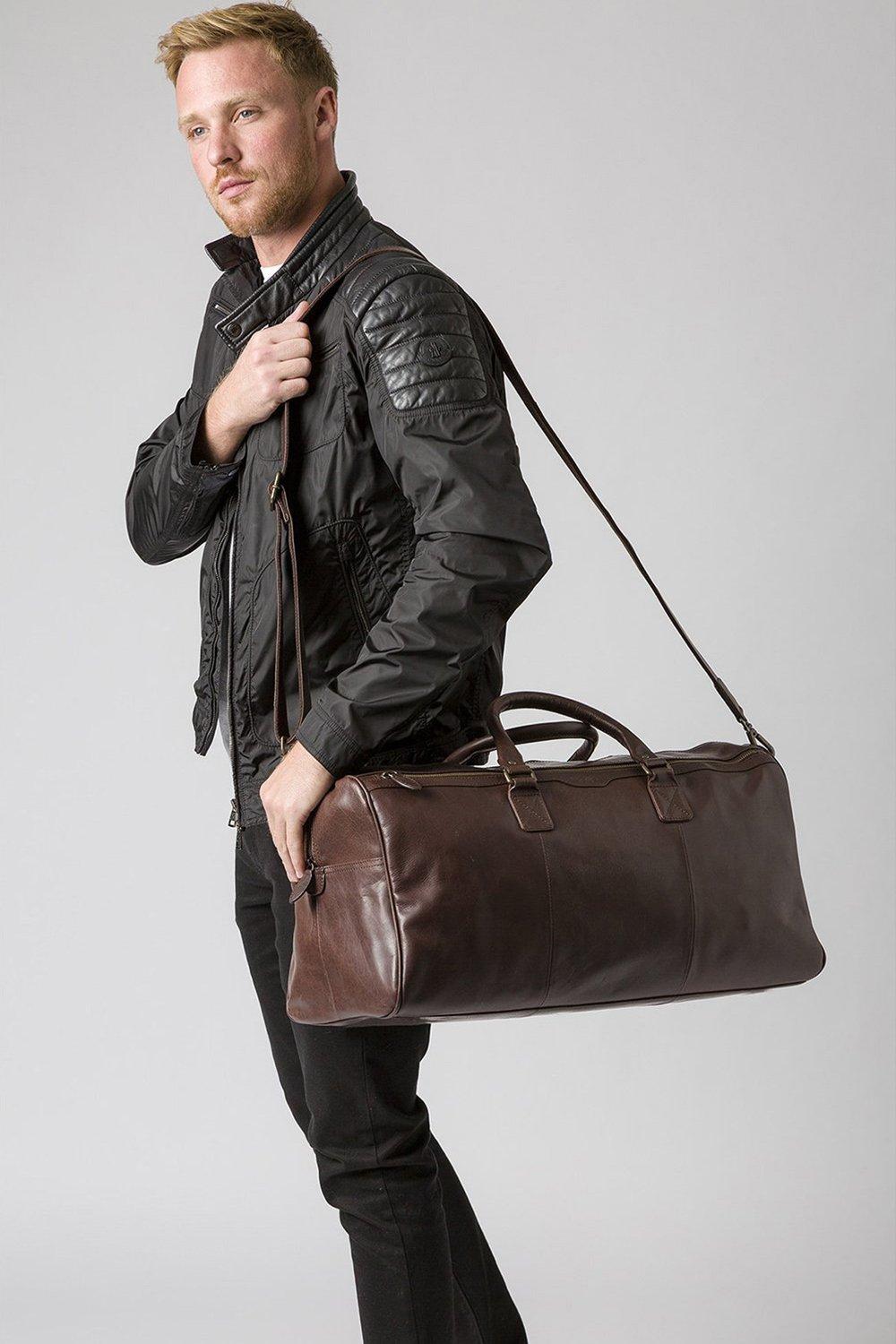 'Edu' Leather Holdall